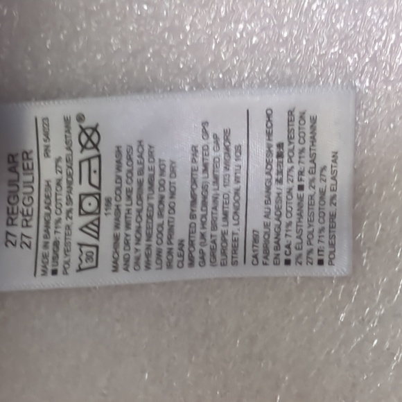 GAP Women's True Skinny Denim Jeans Size 27 Regular - Picture 6 of 9